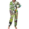 thumbnail image 2 of Invader Zim Unisex Onesie Pajamas Zipper Jumpsuit Hooded One Piece Sleepwear for Family Mens Womens, 2 of 8