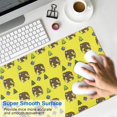 thumbnail image 4 of Long Mouse Pads for Desk,Yellow Bigfoot and Tree Pattern Desk Mats on Top Of Desks, Desk Mouse Pad Extra Large with 3mm Non-Slip Base and Stitched Edge for Gaming,Office,Work,Home 31.5"x15.7", 4 of 6