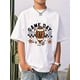 thumbnail image 1 of Rugby T-shirt - Boys' Youth Street Style Rugby + "GAME DAY" Star Lightning Field Print Sports DNA Awaken, Summer Street Loose Round Neck Short Sleeve T-Shirt, Casual Soft Feel Sports, 1 of 6