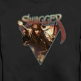 thumbnail image 2 of Men's Pirates of the Caribbean: Curse of the Black Pearl Jack Sparrow Swagger Sweatshirt Black Small, 2 of 4