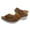 Brown, variant on Anuirheih Slippers for women, Summer Women's Sandals Casual Slip-On Wedge Open Toe Summer Sandal(Black)
