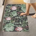 thumbnail image 2 of Dreamtimes Luxury Bathroom Rug Mat 17.3"x13.4", Extra Soft and Absorbent Microfiber Bath Rugs, Non-Slip Bath Carpet, Machine Wash Dry, Bath Mats for Bathroom Floor, Tub and Shower-Succulent Flower, 2 of 4