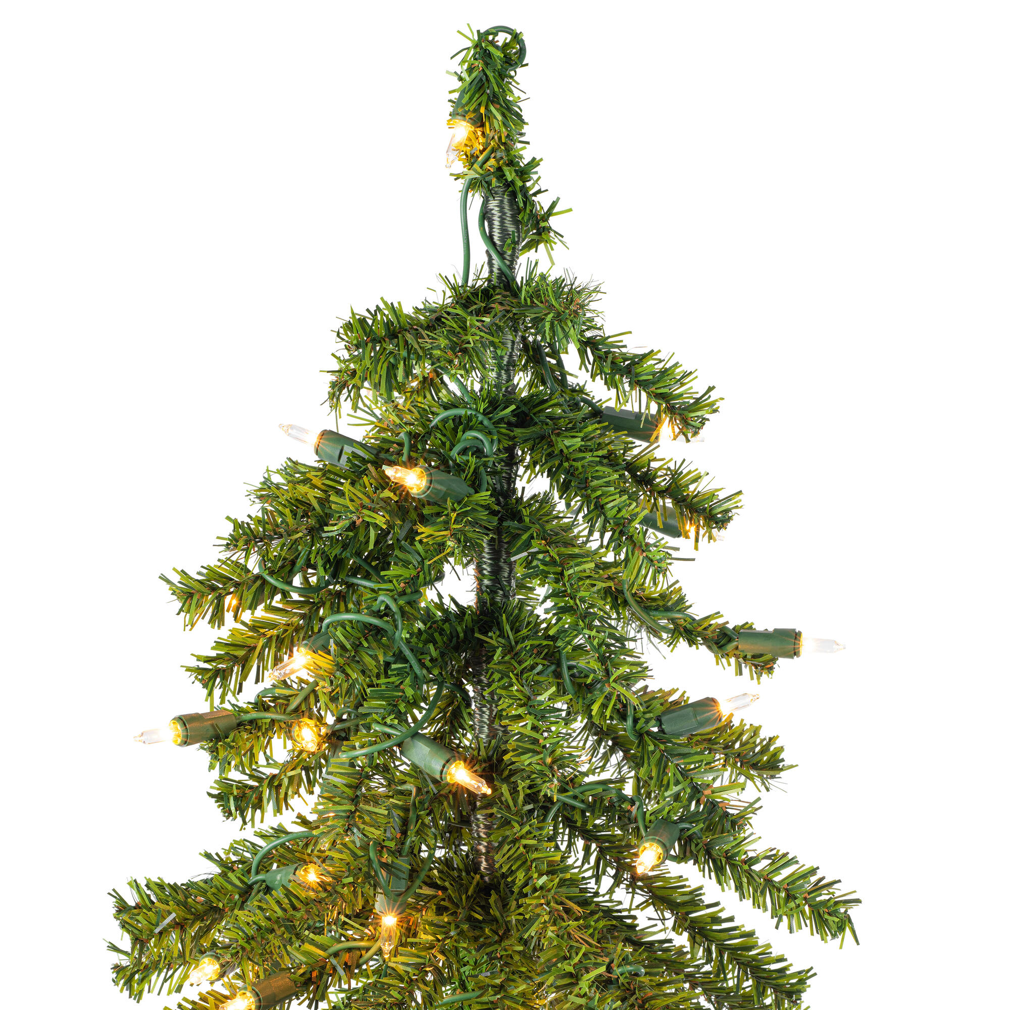 Vickerman 7' x 44" Natural Alpine Artificial Christmas Tree with 921 PVC tips and 300 clear lights. - image 3 of 6
