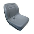 thumbnail image 6 of The ROP Shop Gray HIGH BACK SEAT for Hustler ZTR Zero Turn Lawn Mower Garden Tractor, 6 of 6