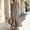 Black, variant on Women's Maxi Dress, Casual V-Neck Sleeveless Striped Print with Side Split, Loose Bohemian Split Dress for Summer Beach or Vacation, 2026 New Limited-time Offer