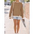 thumbnail image 6 of Womens Oversized Crewneck Sweatshirt - Teacher Outfits Fall Long Sleeve Top, 6 of 12
