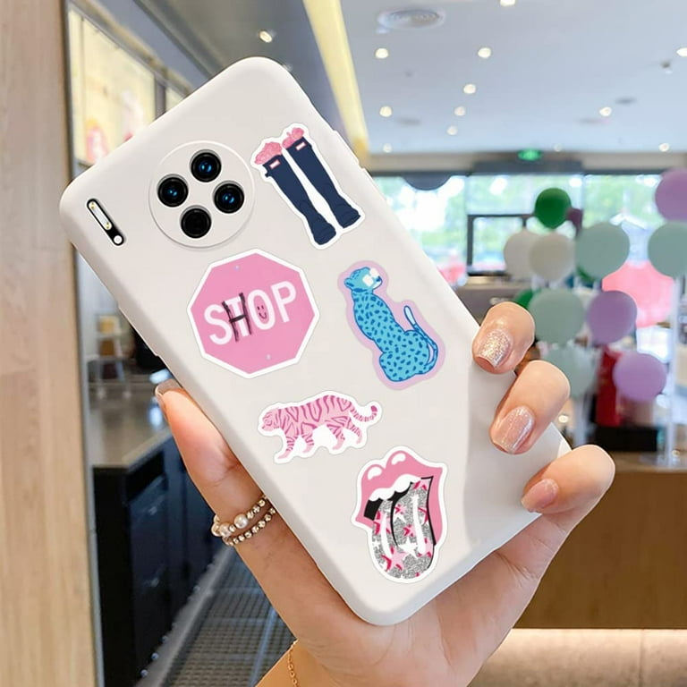 Girl Pink Sticker for iOS & Android