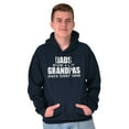 thumbnail image 3 of Dad Knows A lot Grandpa Everything Hoodie Hooded Sweatshirt Men Brisco Brands X, 3 of 6