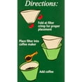thumbnail image 4 of Melitta Natural Brown Paper Cone Coffee Filters #4 Unbleached 100ct (4 Pack), 4 of 12