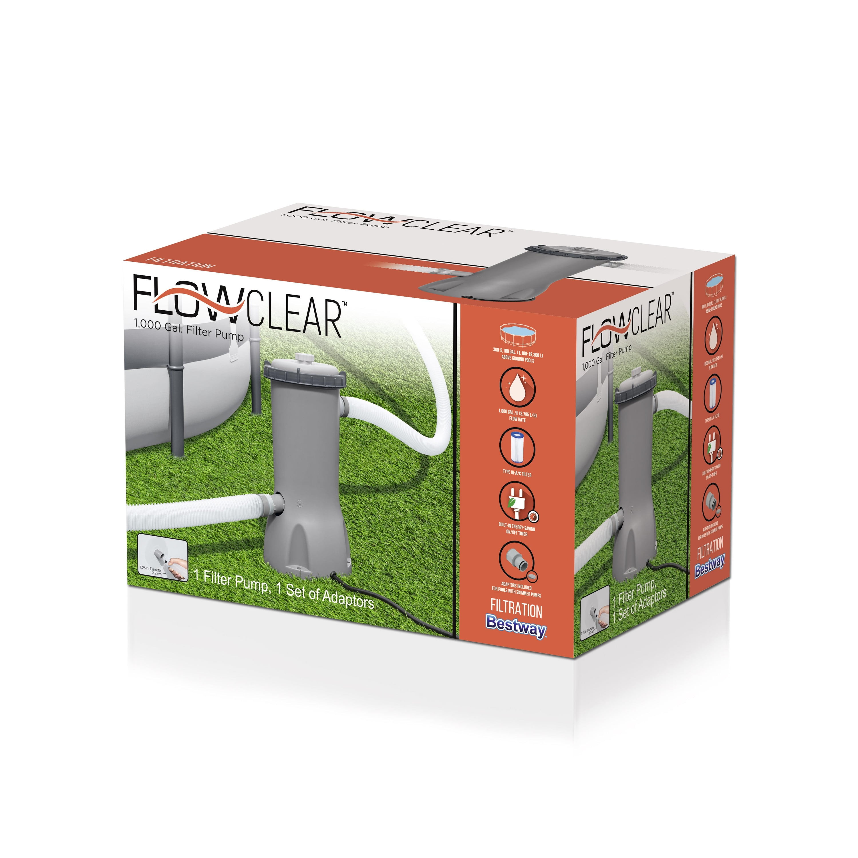 Flowclear 1000 gal. Above Ground Pool Filter Pump