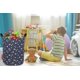 thumbnail image 3 of Cesta de lavandería para niños, cesta plegable de lona, cesta de almacenamiento para niños, para el hogar, oficina, organizador de juguetes, decoración del hogar, 3 of 6