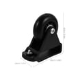 thumbnail image 2 of LOLIPPYY 4-Pack Black Aluminum Pulley Wheels Universal Replacement Ladder Accessories for Telescopic and Extension Ladders, 2 of 8