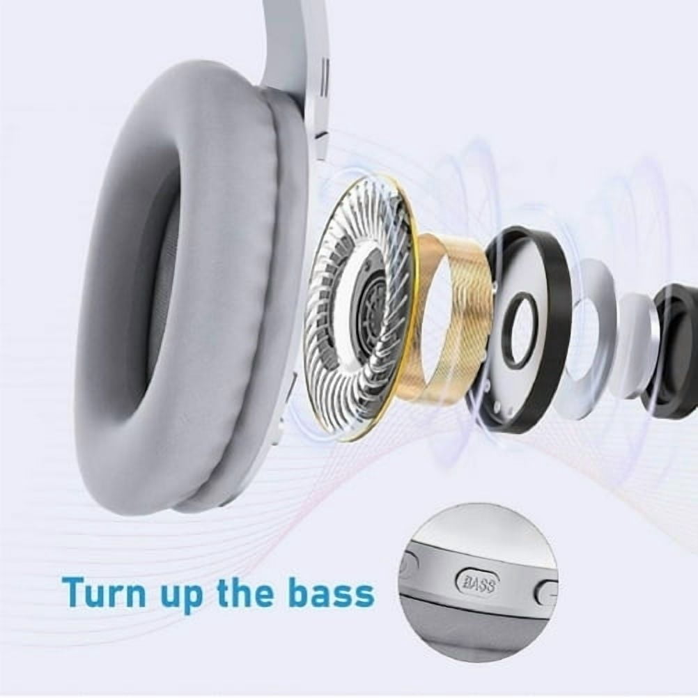 Wireless Headphones for Samsung Galaxy Z Fold5/Flip5 Phones - Foldable Headset w Mic Hands-free Earphones Q1P Compatible With Galaxy Z Fold5/Flip5