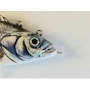 Joliano Robotic Swimming Lure Auto Electric Lure USB Rechargeable Swimbait Multi Jointed Segment Fishing Lure LED Light