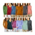 thumbnail image 5 of ToBeInStyle Women's Pack of 2 Randomly Assorted Long Sleeve T-Shirts - 3XL, 5 of 7
