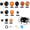 thumbnail image 3 of Globos de fiesta de Halloween de 120 piezas, globos de decoración de fiesta de Halloween feliz Sincero Electrónica, 3 of 5