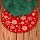 thumbnail image 4 of Falda para Árbol de Navidad Decoraciones Navideñas Falda para Árbol de Navidad de Terciopelo, 4 of 6