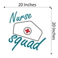 thumbnail image 4 of Girls Nurse Squad Cute Girly Wall Decal Decoration Nursing Medical Health Caretaker Vinyl Decal Lasts Years and Easily Removable - Size: 20 In(W) x 20 In(H), 4 of 5