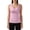 Pink, variant on Women's Thermal Velour Vest, Fleece Lined Seamless Built-in Bra Base Layer, Plus Size Lace Trim for Autumn Winter Layering and Warm Base Comfort-Beige