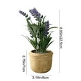 thumbnail image 3 of CQCYD under $5 Small Fake Plants, Artificial Plants in Pot, Faux Silk Plant Decor and Dining Room Desk Shelf Bathroom Living Room, 3 of 6
