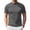 Dark Gray, variant on Men's Mock Turtleneck Short Sleeve Soft Lightweight Casual Basic T-Shirts Solid Pullover Tops Mint Green XL