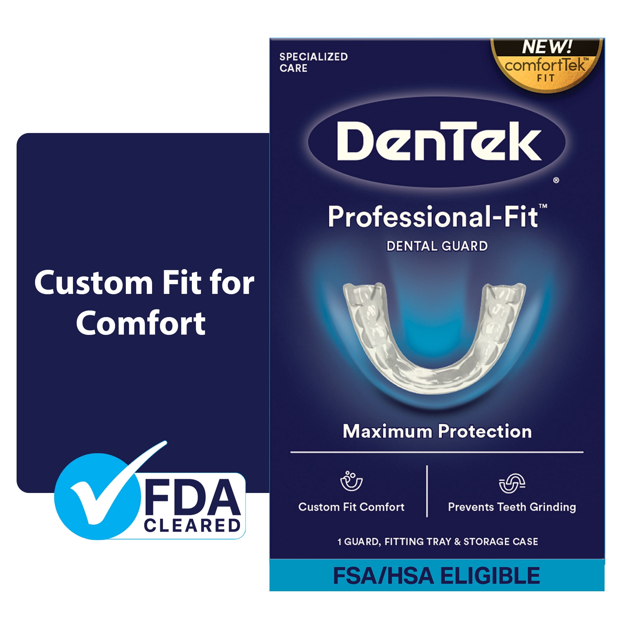 DenTek Professional-Fit Dental Guard for Teeth Grinding, 1 Count