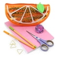 thumbnail image 4 of Pen+Gear Tinted Fruit Slice Pencil Pouch in Orange Design, 4 of 6