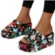 thumbnail image 4 of Amzcrzy Zapatos de mujer,Zapatos de mujer,Zapatillas de mujer, Sandalias planas de mujer, sandalias de playa para mujer, zapatillas casuales antideslizantes de verano Sandalias Mujer Zapatillas De Ca, 4 of 4