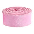 thumbnail image 4 of Satin Ribbon with Burlap Wired Ribbon, Durable Ribbons for Crafts, Versatile Ribbon for Flower Bouquet & Wedding Ornament(Pink), 4 of 9