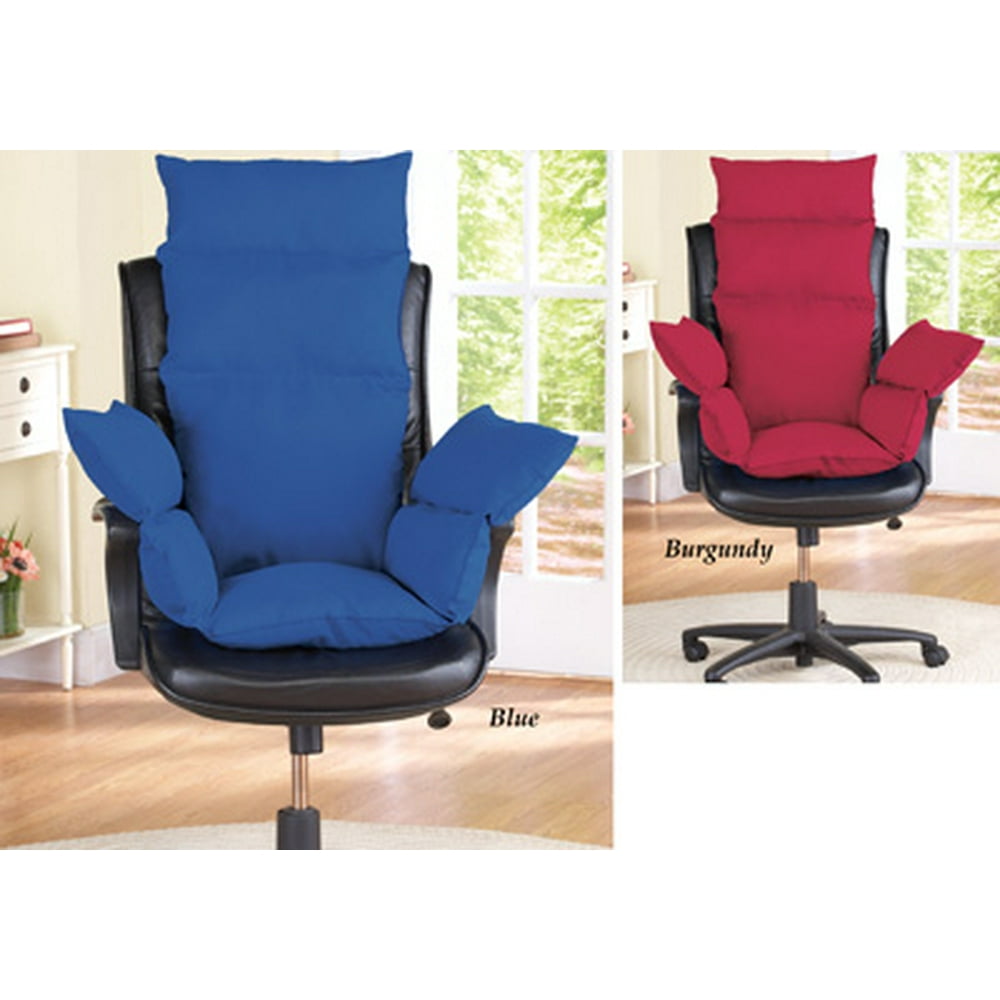 Extra Support Cozy Chair Cushion, Blue - Walmart.com - Walmart.com