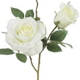 thumbnail image 3 of 29.5-inch Artificial Silk White Rose 3 Heads Long Spray, for Indoor Use, by Mainstays, 3 of 9