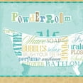 thumbnail image 3 of Pela Studio 20x20 Black Modern Framed Museum Art Print Titled - Bathroom Words Tub I, 3 of 5