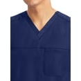 thumbnail image 5 of Healing Hands Purple Label - Men's Justin Top 's One Pocket V-Neck Scrub Top - Large,Navy, 5 of 7