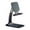 Black, variant on shyuyusa Multi-Angle Phone Foldable Desktop Stand Mount Portable Phone Stand, Adjustable Height Phone Holder, Cellphone Cradle Compatible with iPhone Pro/Max Samsung ,Pixel Smartphone