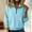 *Blue, variant on ClodeEU Women's Fall Winter Half Zip Turn Down Collar Sweater,Long Sleeve Knitted Pullover Top Army Green,Womens Plus L