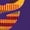 Team Purple, variant on Kente Love Heart T-Shirt – African Heritage Pride Tee for Men & Women – Black History & Cultural Fashion