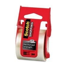 3M Scotch Strapping Tape 50, 1.88 in x 360 in (48 mm x 9.14