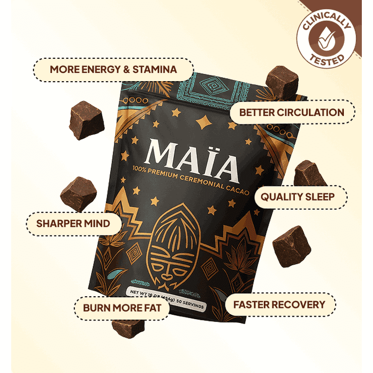 MAIA CEREMONIAL CACAO POWDER 7 ONZ - Walmart.com