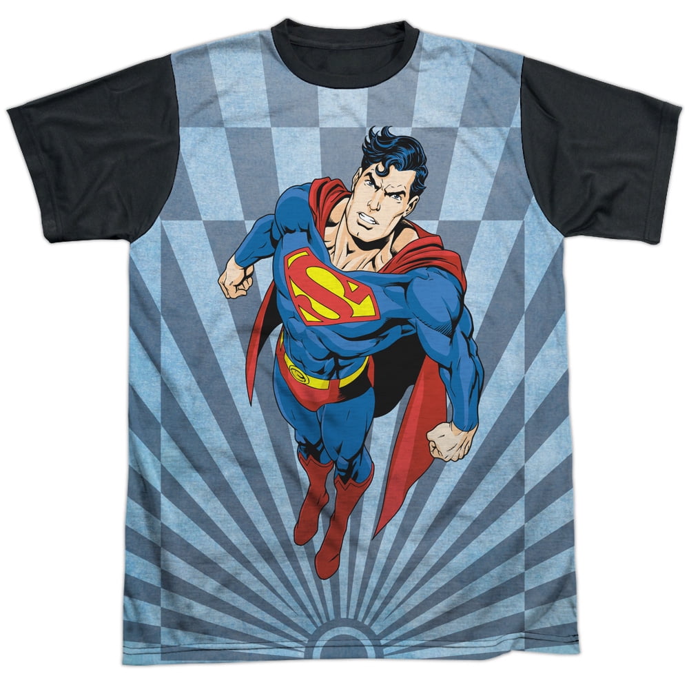 Superman Comic Cartoon TVSeries Movie Lightspeed Flying Adult Black ...