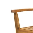 thumbnail image 6 of GDF Studio William Outdoor Acacia Wood Expandable 7 Piece Dining Set, Teak, 6 of 13