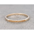 thumbnail image 2 of HeartsAndYou 0.6ct Natural Yellow Citrine Wedding Band Minimalist 100% 14k SOLID Yellow Gold, 2 of 9