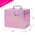 thumbnail image 4 of Combination Lock Box, Security Lock Boxes for Documents, Valuables, Medicine & Money-Colorful Rose, 4 of 7