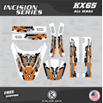 thumbnail image 4 of Kalair GFX Graphics Kit for Kawasaki KX65 (1999-2023) Incision Series, 4 of 5