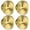 Gold, variant on 2025 Upgraded Drill-Free Suction Cup Hooks, Stainless Steel Suction Cup Hooks for Shower, Mirror, Wall, Bathroom, Glass, Hanging Towels - 4 Pack, Brushed Silver