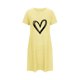 thumbnail image 4 of Camisón corto de poliéster para mujer, talla grande, estampado de San Valentín, cuello redondo, manga corta, 4 of 4
