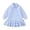 Blue, variant on AWZXDE Spring Summer Girls Blue Pleated Lace Collar Shirt Dress Little Girls Dresses Childrens Casual Style Lapel Dress Blue