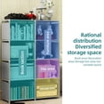 thumbnail image 3 of DIY 5-Tier Book Shelf 8 Cube Storage Organizer Cubes Organizer Shelves for Bedroom/Living Room/Office/Closet/Study Room, 3 of 8