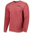 thumbnail image 2 of Men's Cardinal Arkansas Razorbacks Circle Campus Scene Long Sleeve T-Shirt, 2 of 3