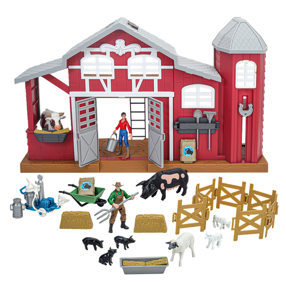 38-Piece Dairy Barn Playset