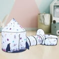 thumbnail image 3 of Tienda de campaña plegable perfke Casa de juguete para interiores y exterior 3 piezas, 3 of 9